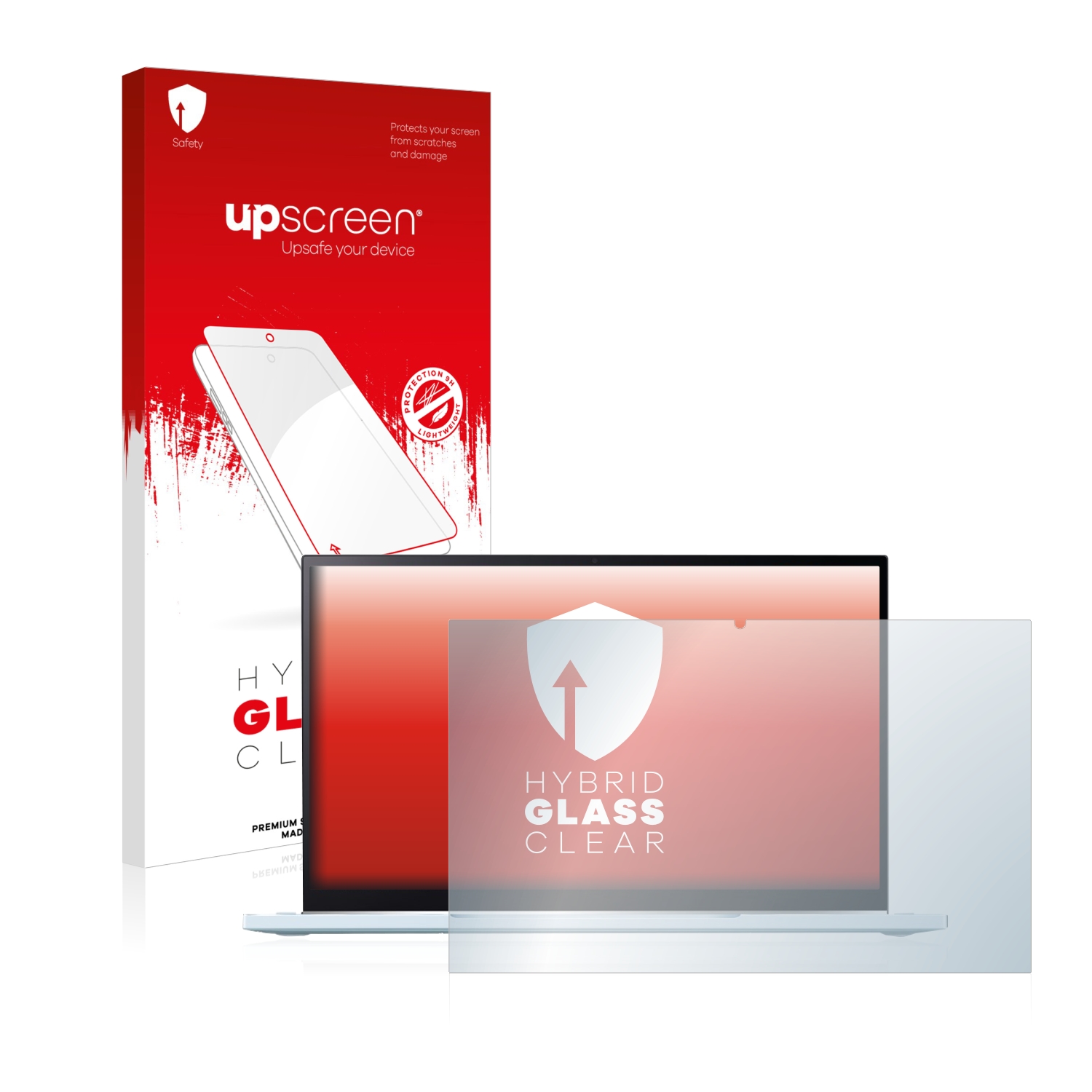 čirá skleněná fólie upscreen Hybrid Glas pro ASUS Chromebook Flip C433 2-in-1