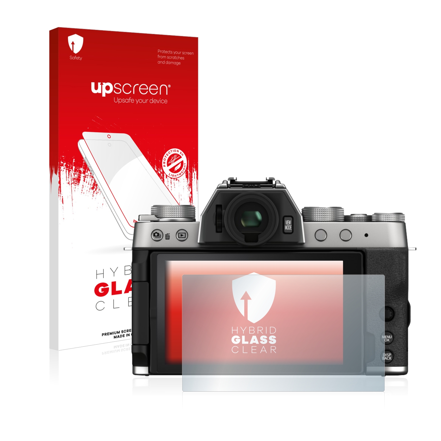 čirá skleněná fólie upscreen Hybrid Glas pro Fujifilm X-T200