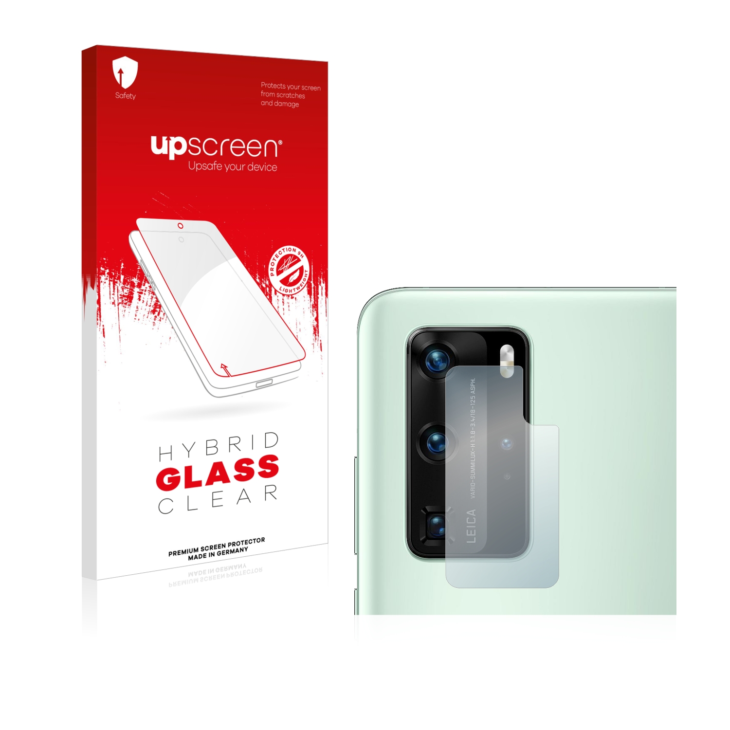 čirá skleněná fólie upscreen Hybrid Glas pro Huawei P40 (pouze kamera)