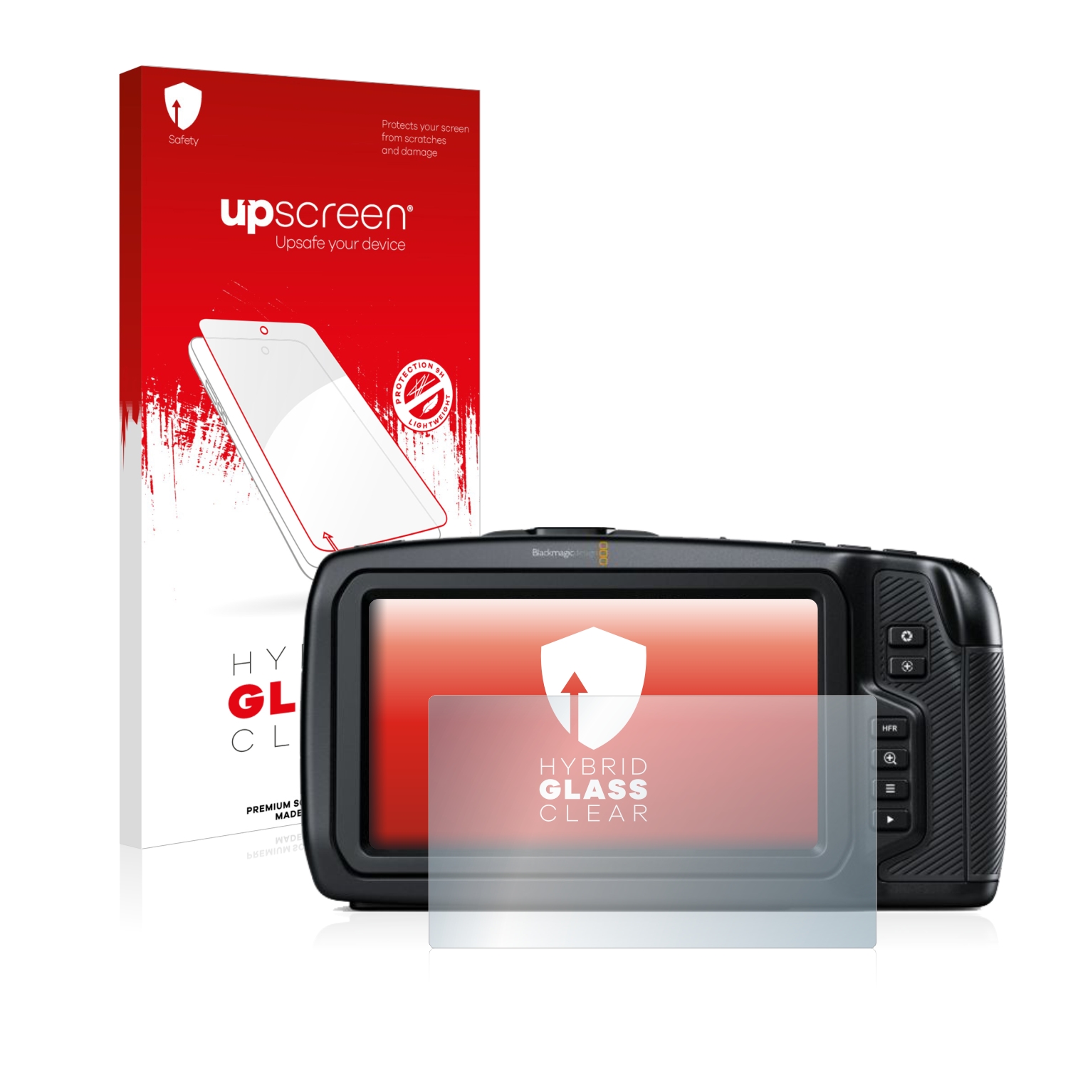 čirá skleněná fólie upscreen Hybrid Glas pro Blackmagic Pocket Cinema Camera 6K