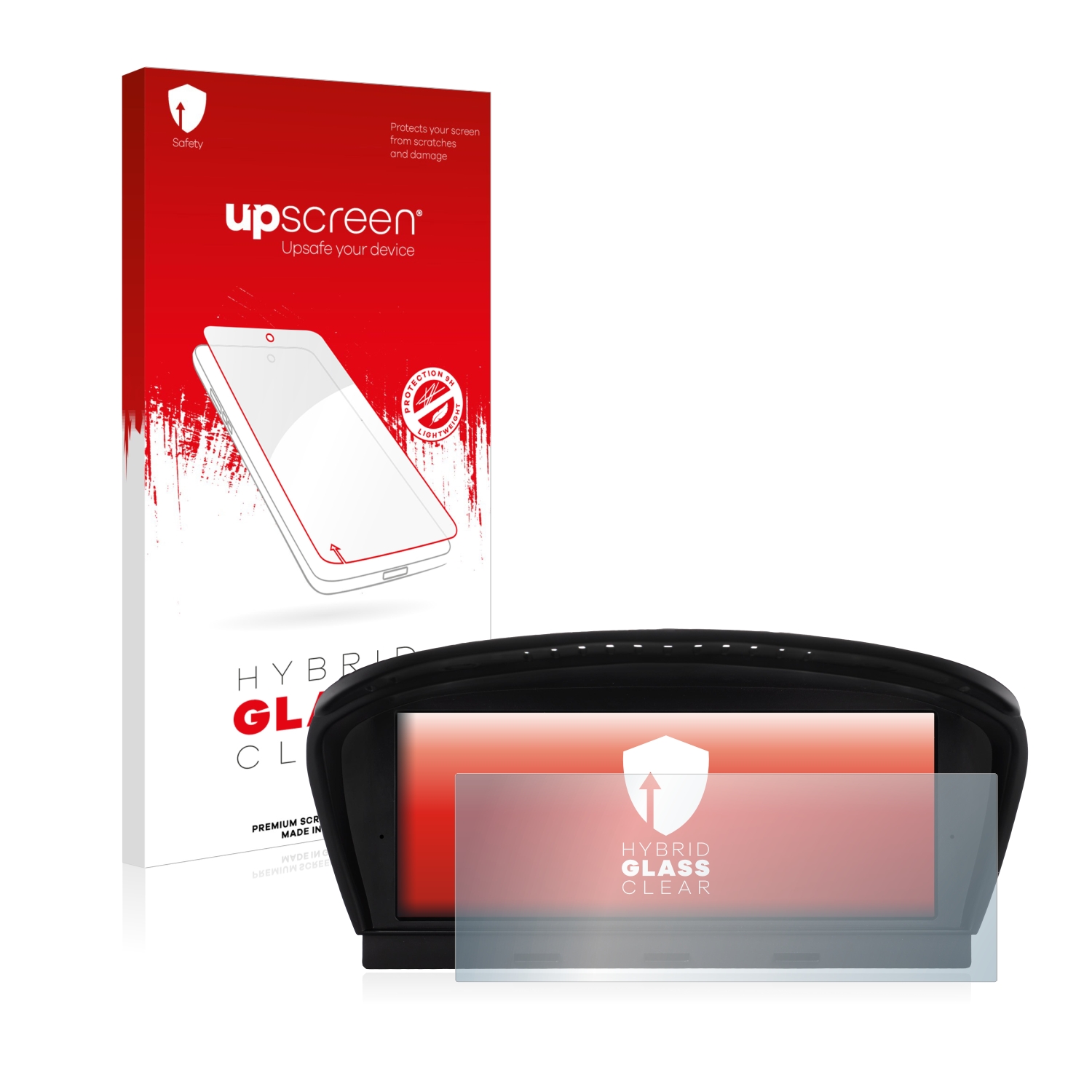 čirá skleněná fólie upscreen Hybrid Glas pro BMW 5 E60 2003-2007 iDrive Infotainment System 8.8 2001-2018
