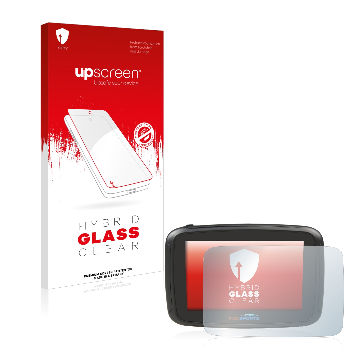 čirá skleněná fólie upscreen Hybrid Glas pro Fodsports M5S Pro
