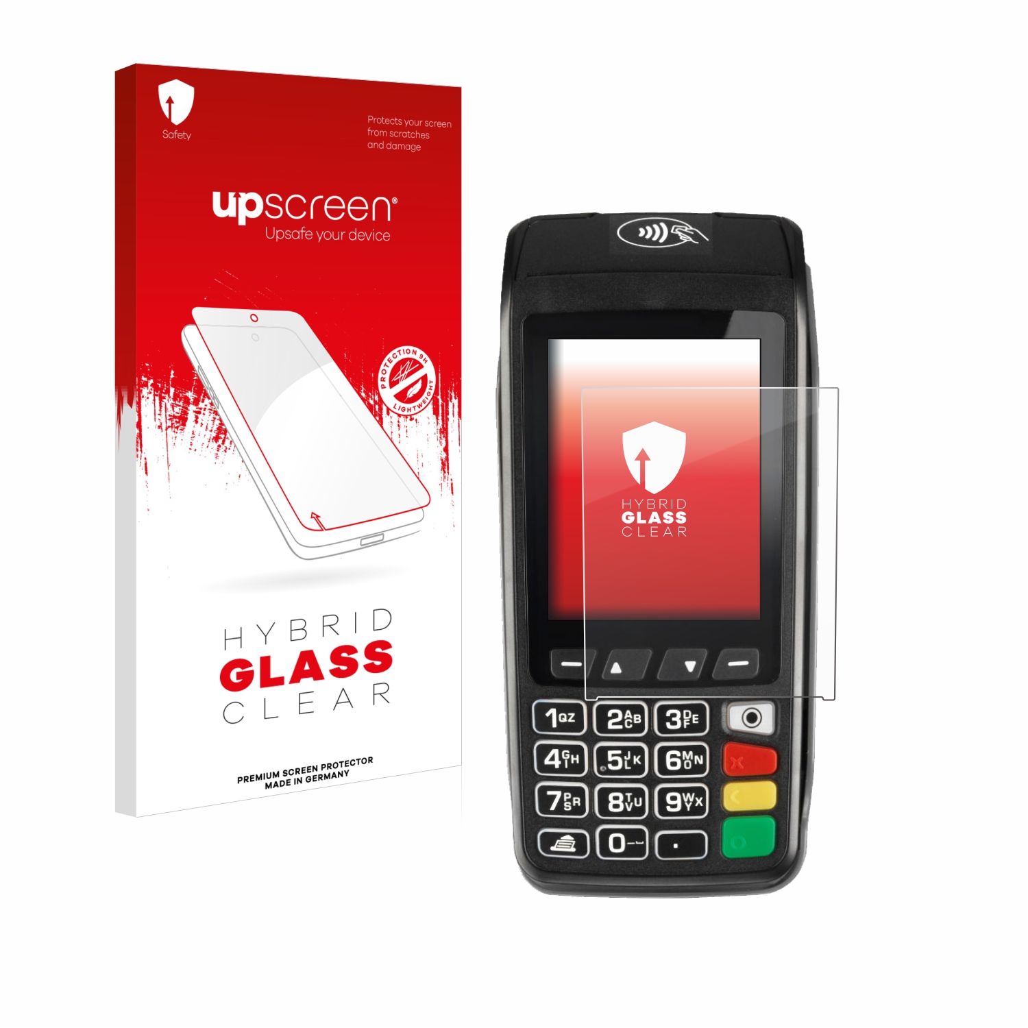 čirá skleněná fólie upscreen Hybrid Glas pro ingenico Move/3500