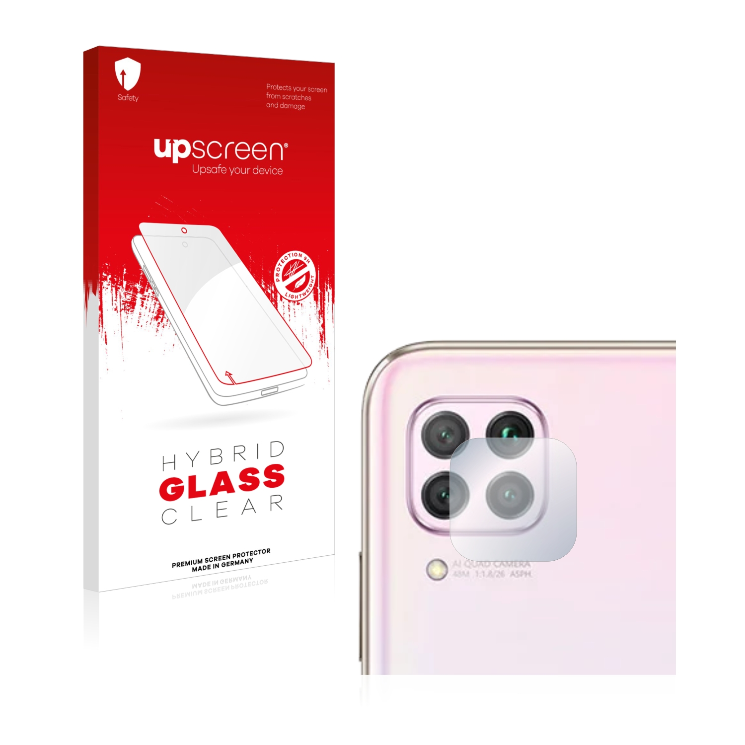 čirá skleněná fólie upscreen Hybrid Glas pro Huawei P40 lite (pouze kamera)