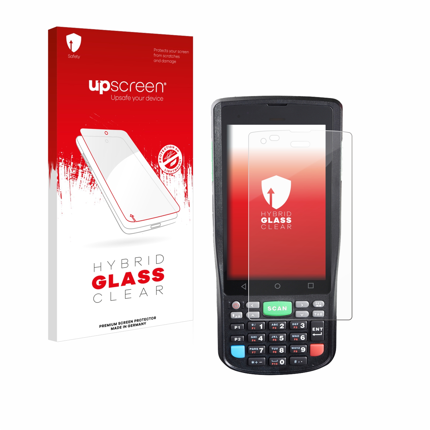 čirá skleněná fólie upscreen Hybrid Glas pro Honeywell ScanPal EDA50K