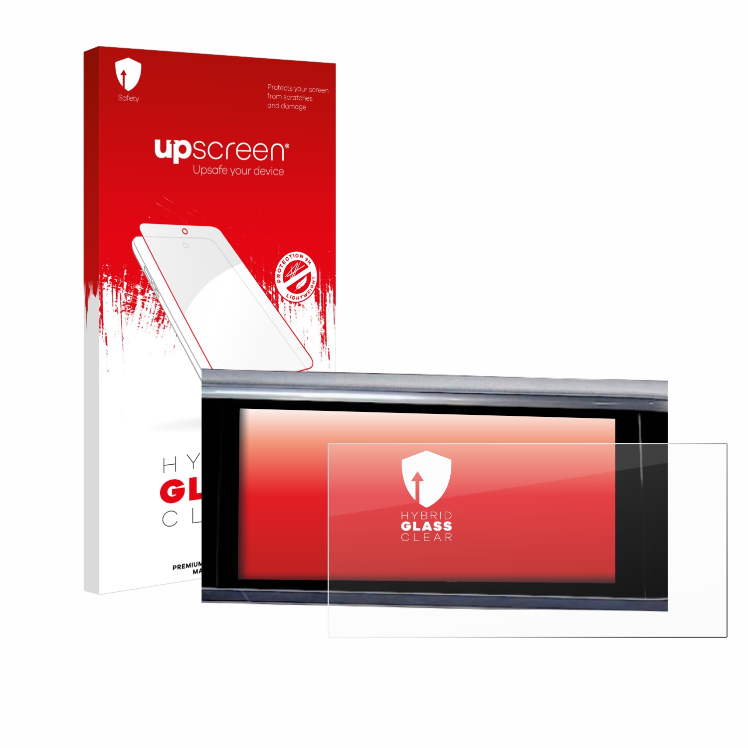 čirá skleněná fólie upscreen Hybrid Glas pro Audi A6 2018 MMI Navigation Plus 10.1 2018