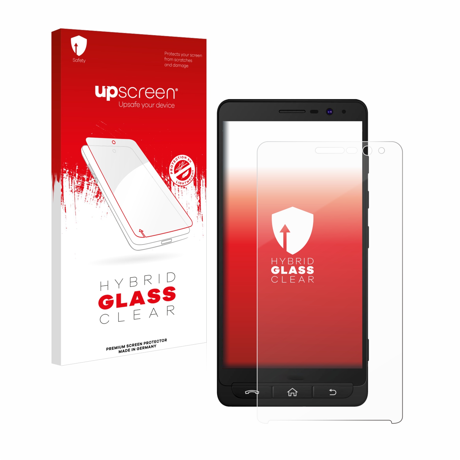 čirá skleněná fólie upscreen Hybrid Glas pro Beafon M5