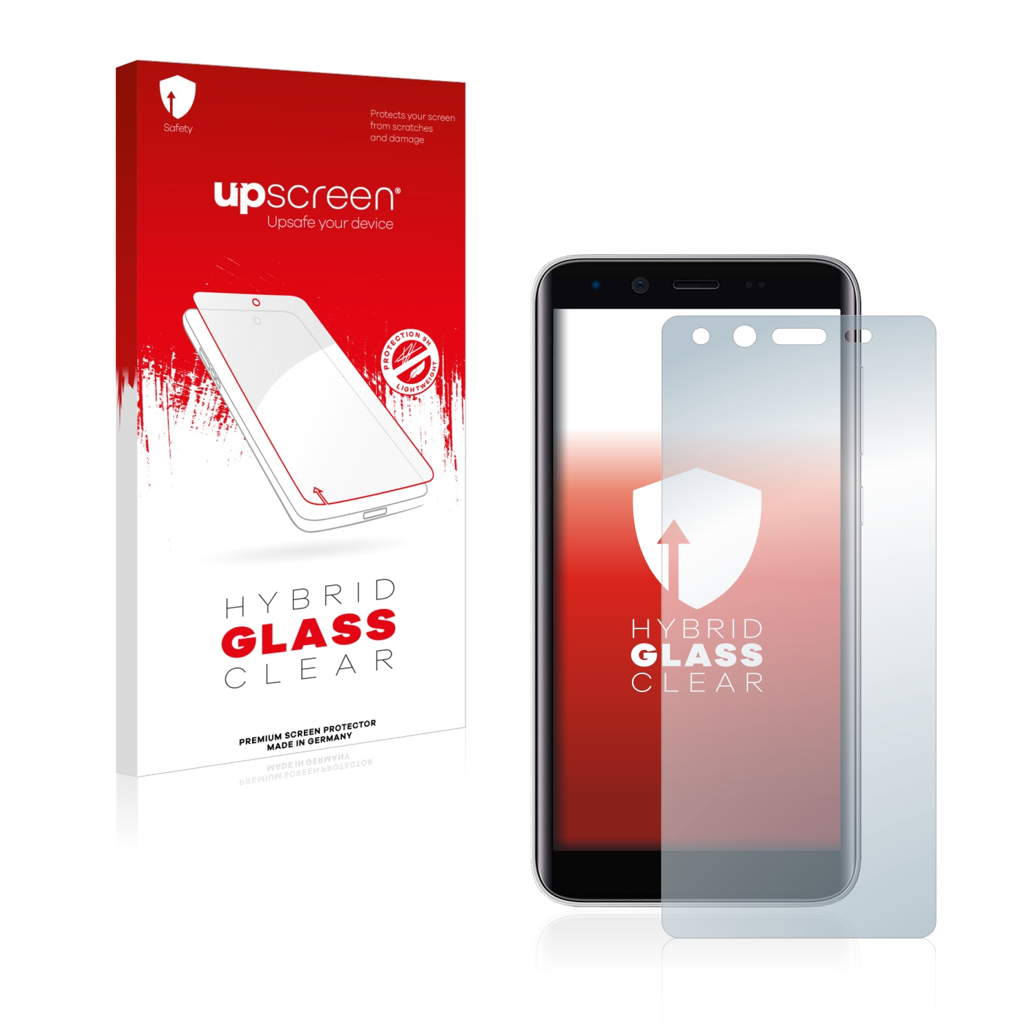 čirá skleněná fólie upscreen Hybrid Glas pro Emporia Smart 3 mini