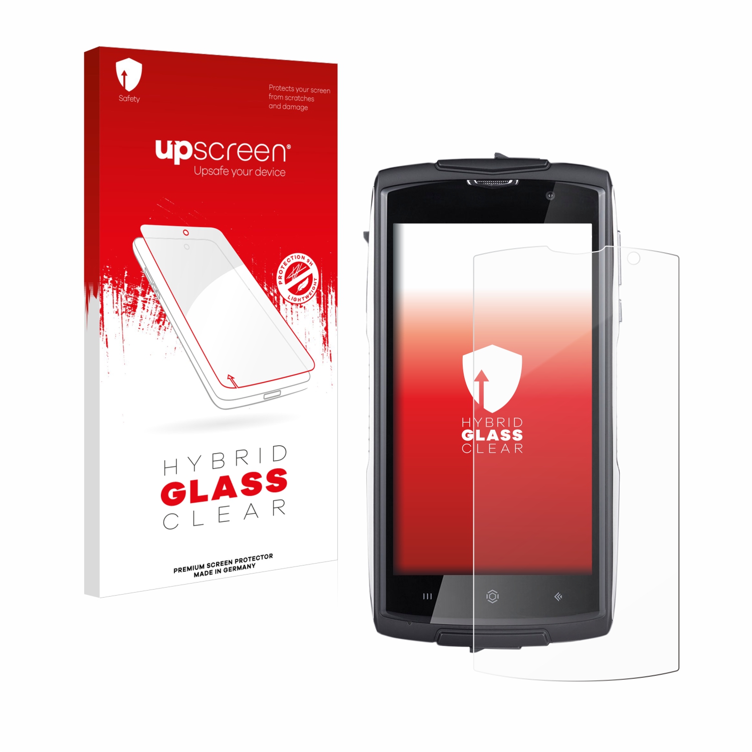 čirá skleněná fólie upscreen Hybrid Glas pro GoClever Quantum 500 Steel