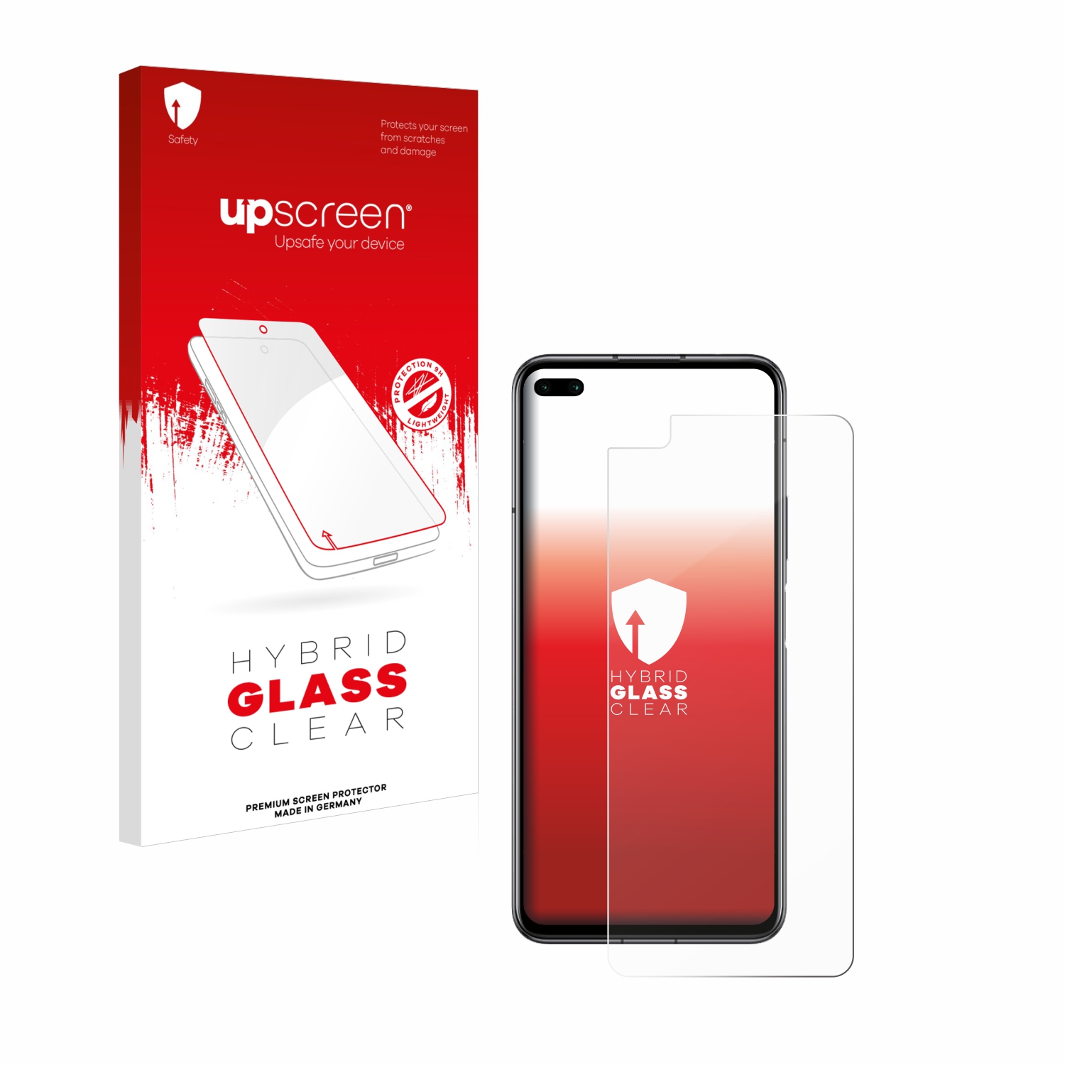čirá skleněná fólie upscreen Hybrid Glas pro Honor Play 4 Pro