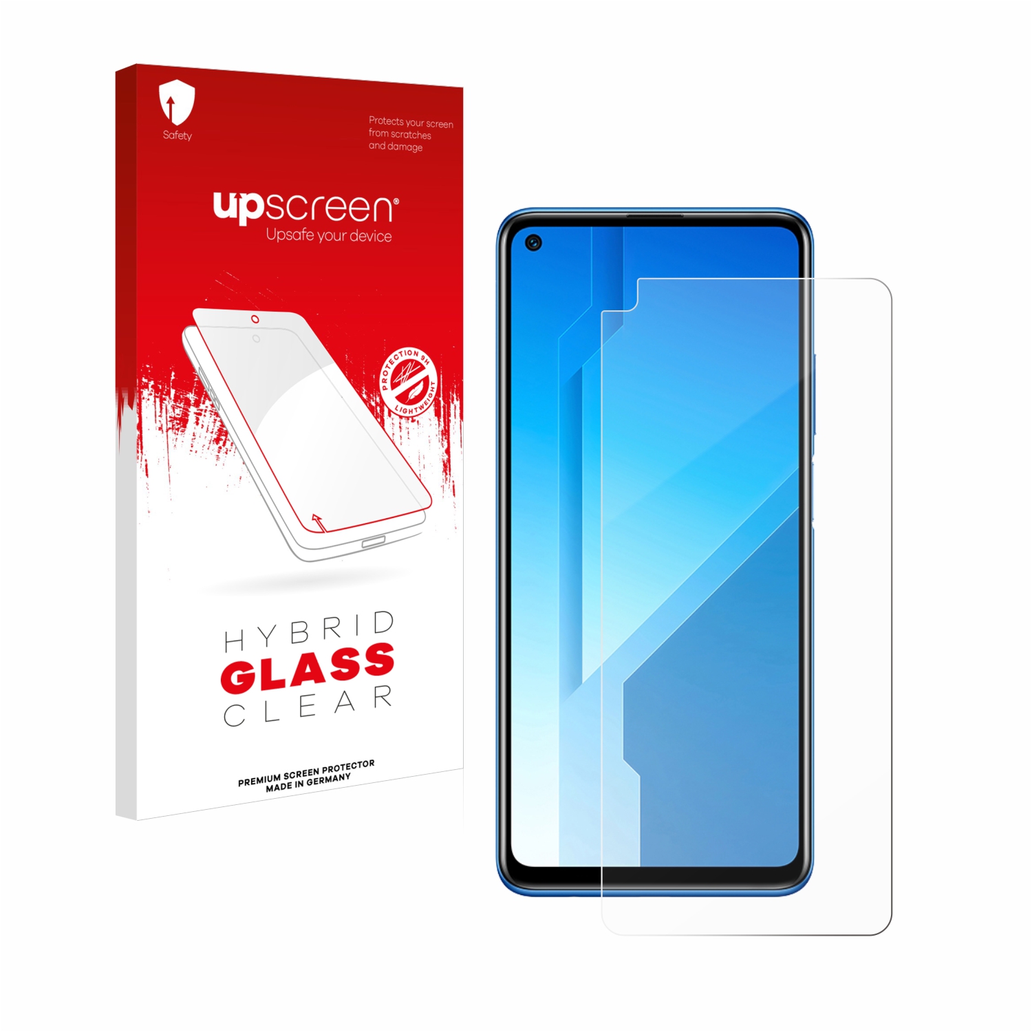 čirá skleněná fólie upscreen Hybrid Glas pro Honor Play 4