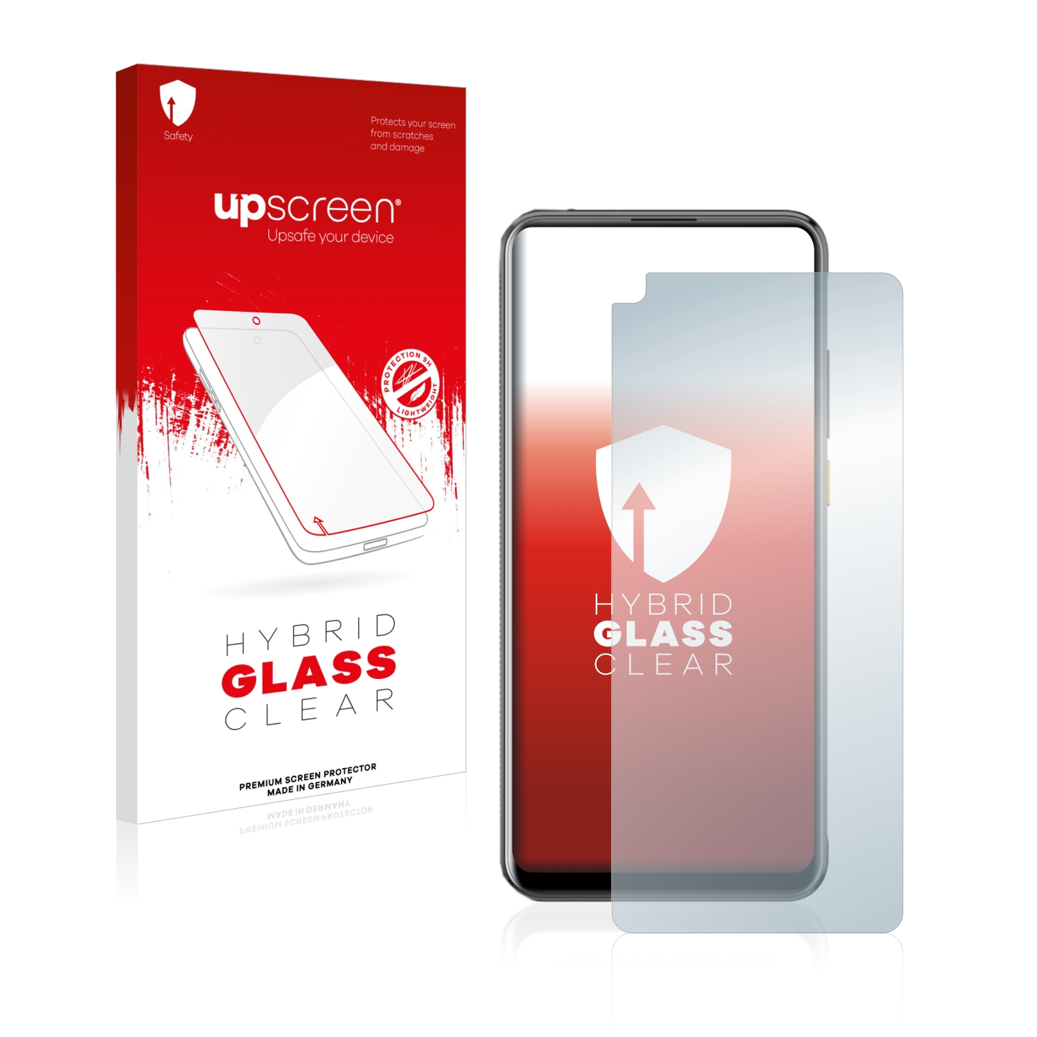 čirá skleněná fólie upscreen Hybrid Glas pro HTC Desire 20 Pro