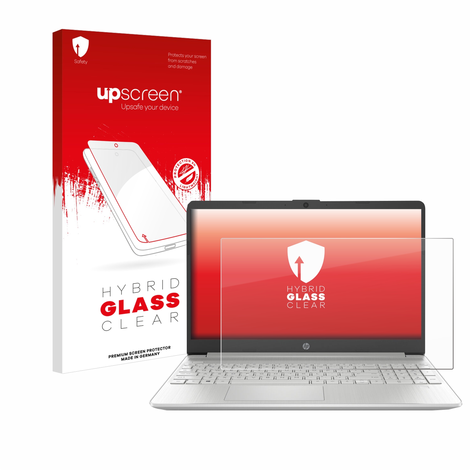 čirá skleněná fólie upscreen Hybrid Glas pro HP 15s