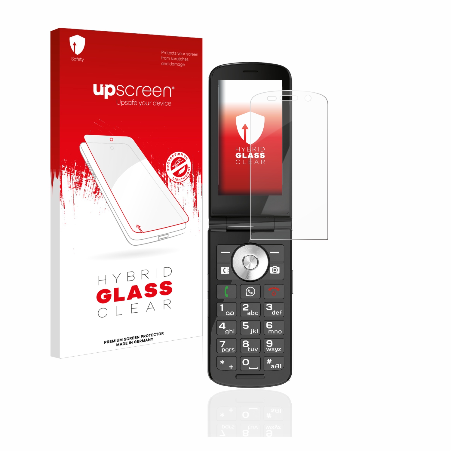 čirá skleněná fólie upscreen Hybrid Glas pro Emporia TOUCHsmart