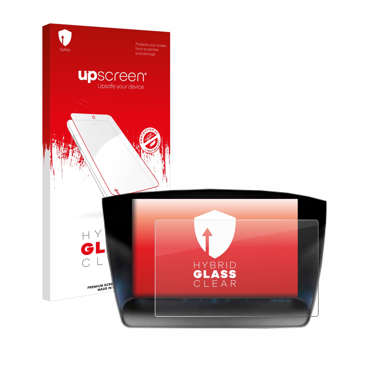 čirá skleněná fólie upscreen Hybrid Glas pro Ford Edge 2015-2019 SYNC 2 8