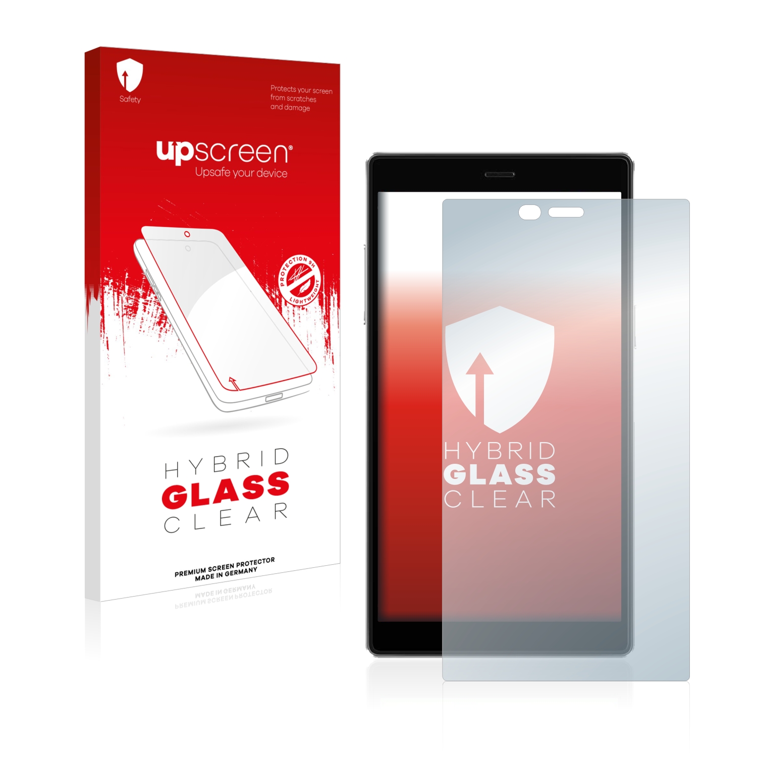 čirá skleněná fólie upscreen Hybrid Glas pro GlocalMe G4 Pro