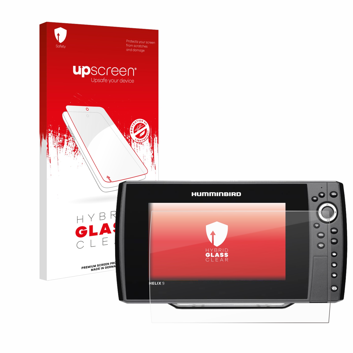 čirá skleněná fólie upscreen Hybrid Glas pro Humminbird Helix 9 G2N
