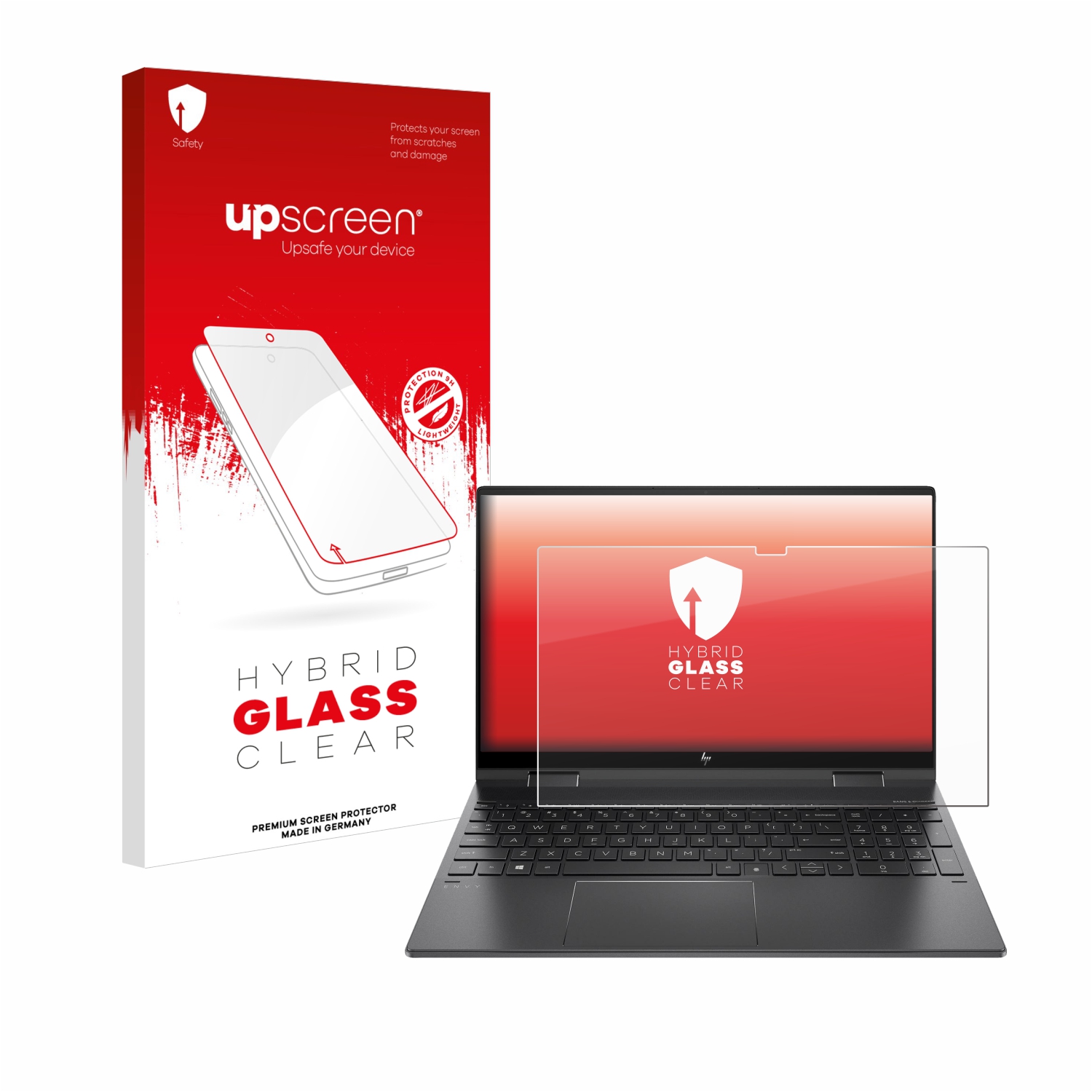 čirá skleněná fólie upscreen Hybrid Glas pro HP Envy x360 (15-eX) (358 mm x 230 mm)