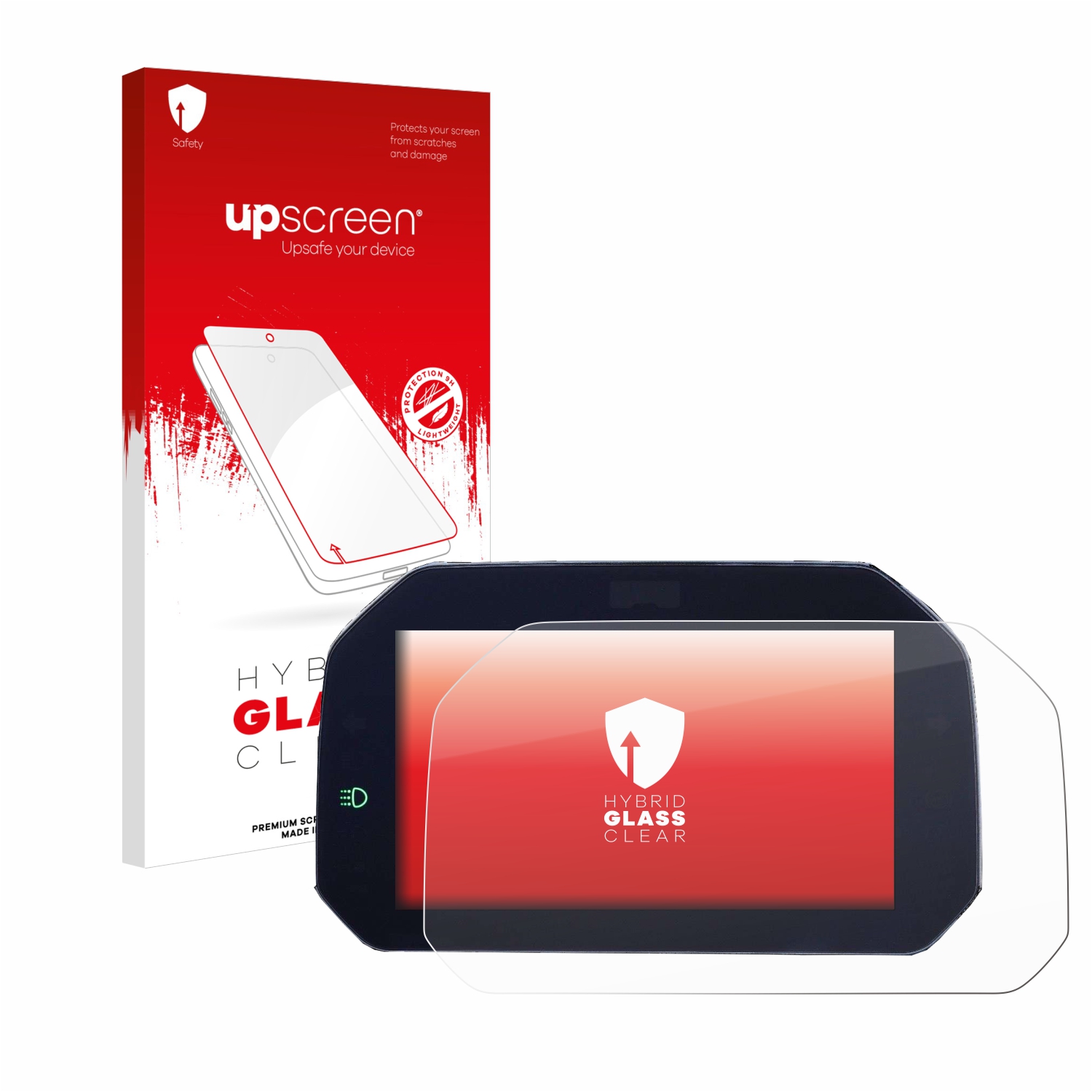 čirá skleněná fólie upscreen Hybrid Glas pro BMW S 1000 RR 2019 Connectivity TFT 6.5