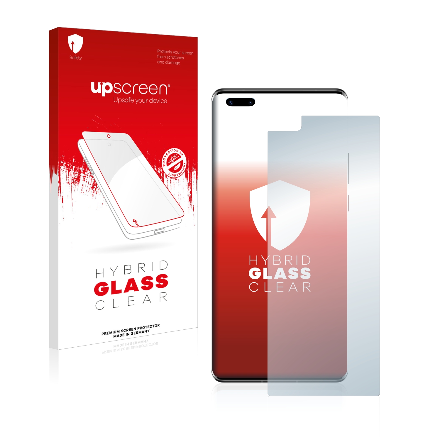 čirá skleněná fólie upscreen Hybrid Glas pro Huawei Mate 40 Pro