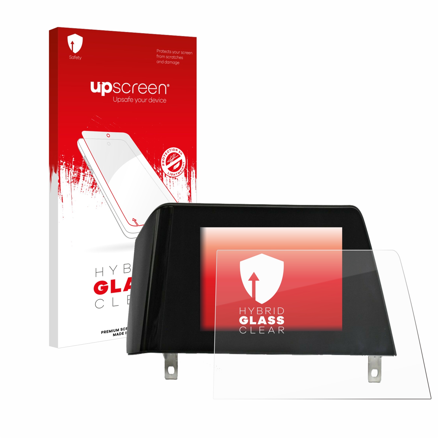 čirá skleněná fólie upscreen Hybrid Glas pro BMW 3 G21 2020 Infotainment System (Trapez)