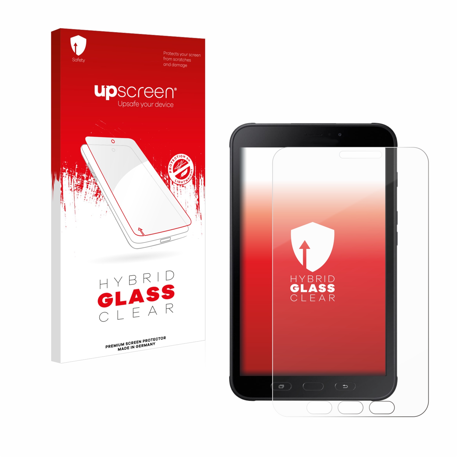 čirá skleněná fólie upscreen Hybrid Glas pro Samsung Galaxy Tab Active 2 SM-T395