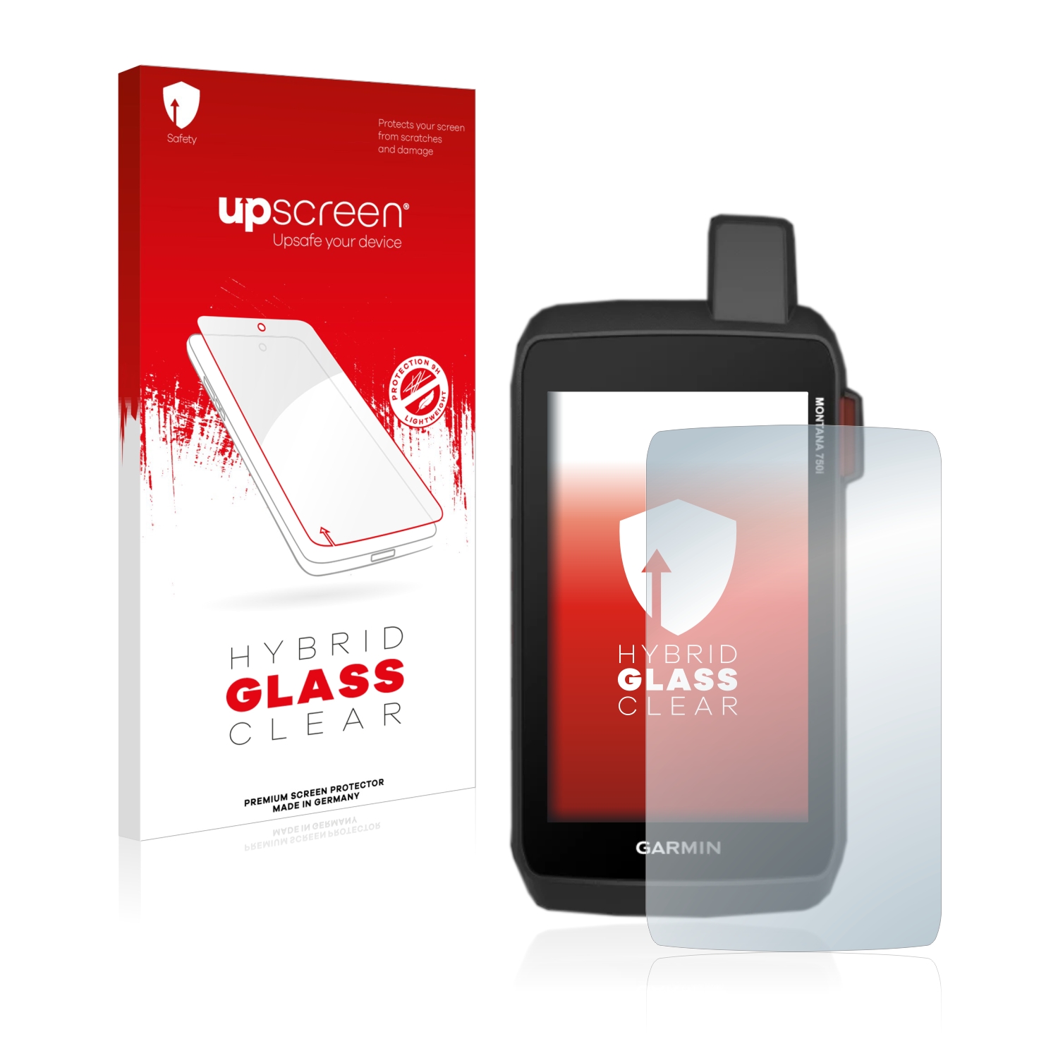 čirá skleněná fólie upscreen Hybrid Glas pro Garmin Montana 750i