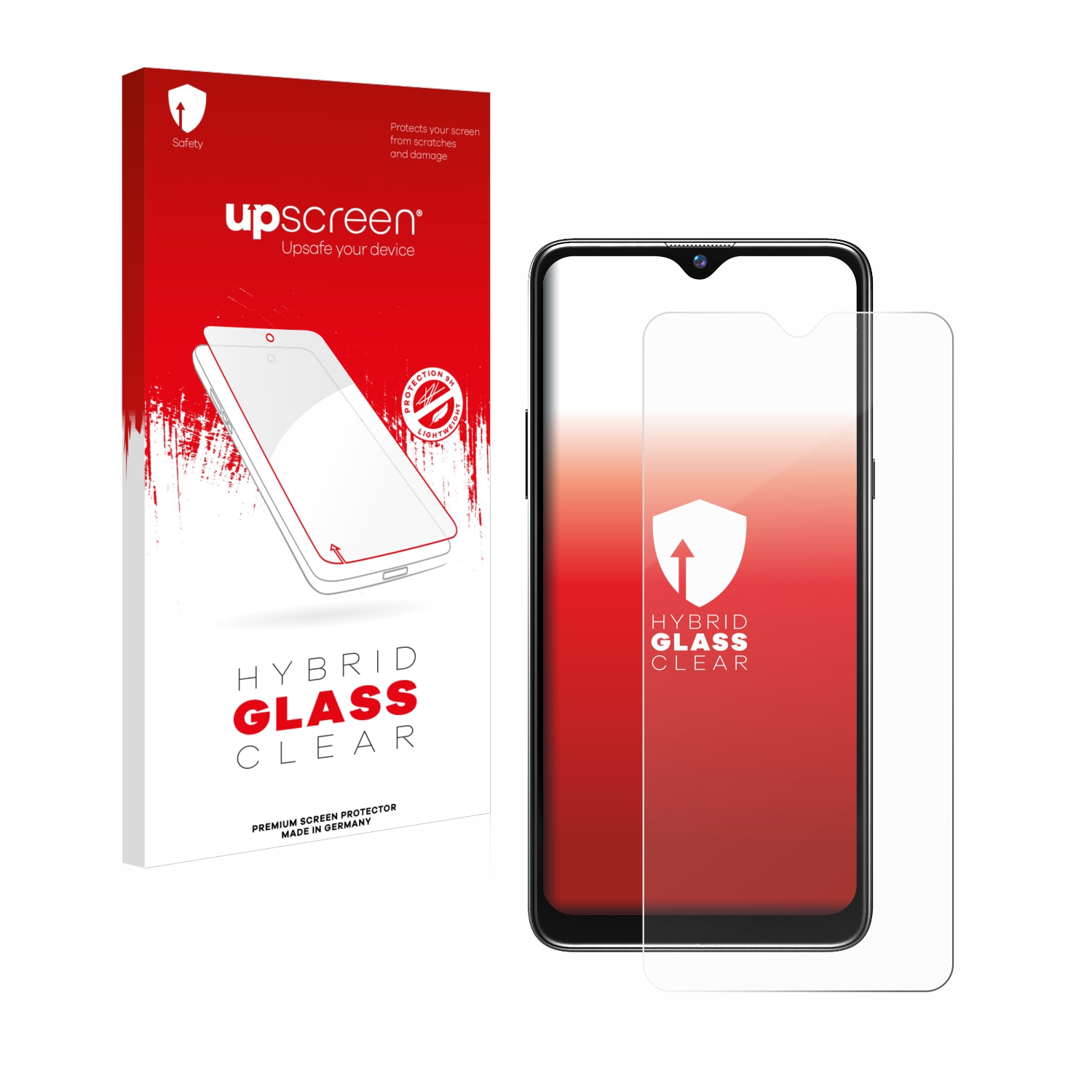 čirá skleněná fólie upscreen Hybrid Glas pro Blackview A80