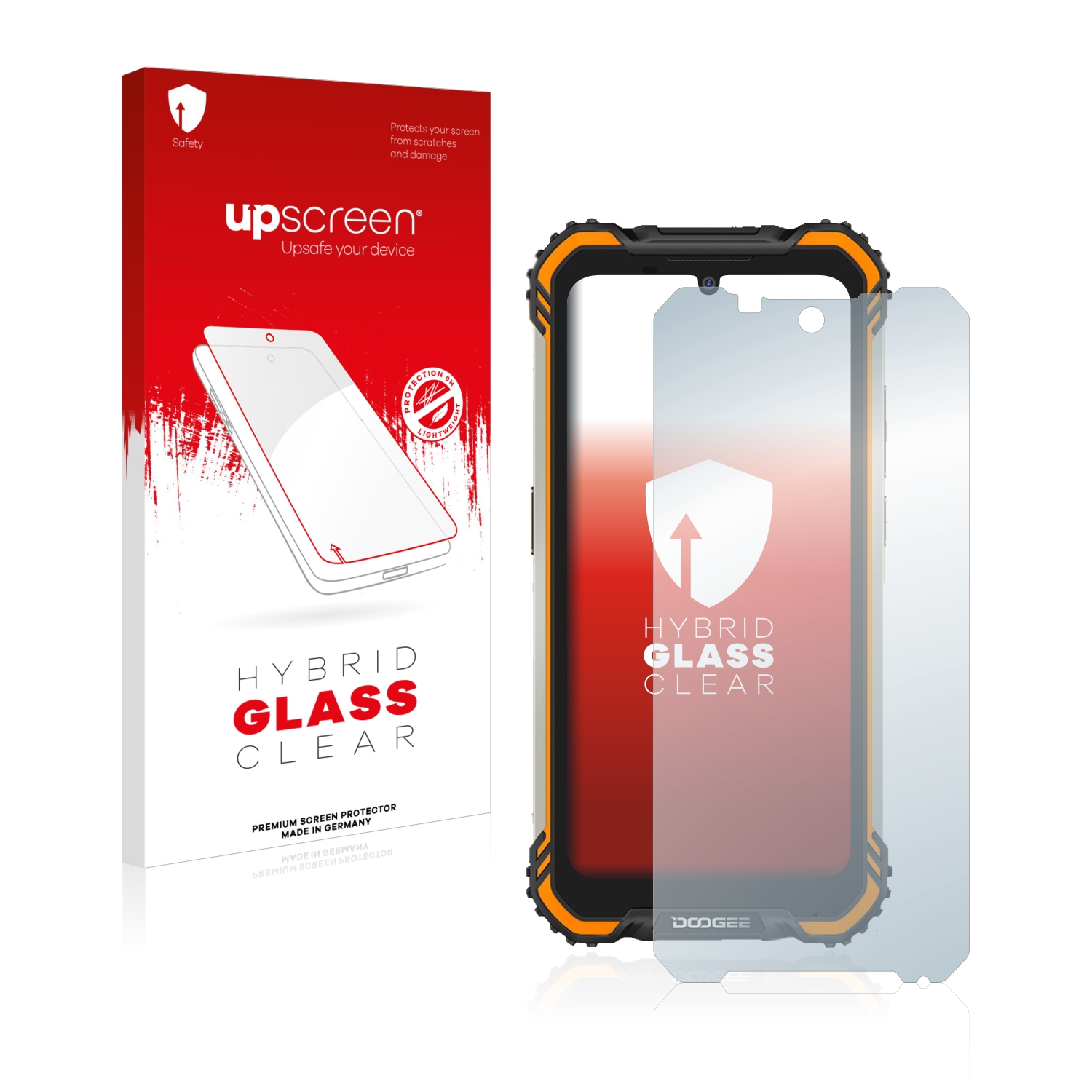 čirá skleněná fólie upscreen Hybrid Glas pro Doogee S58 Pro