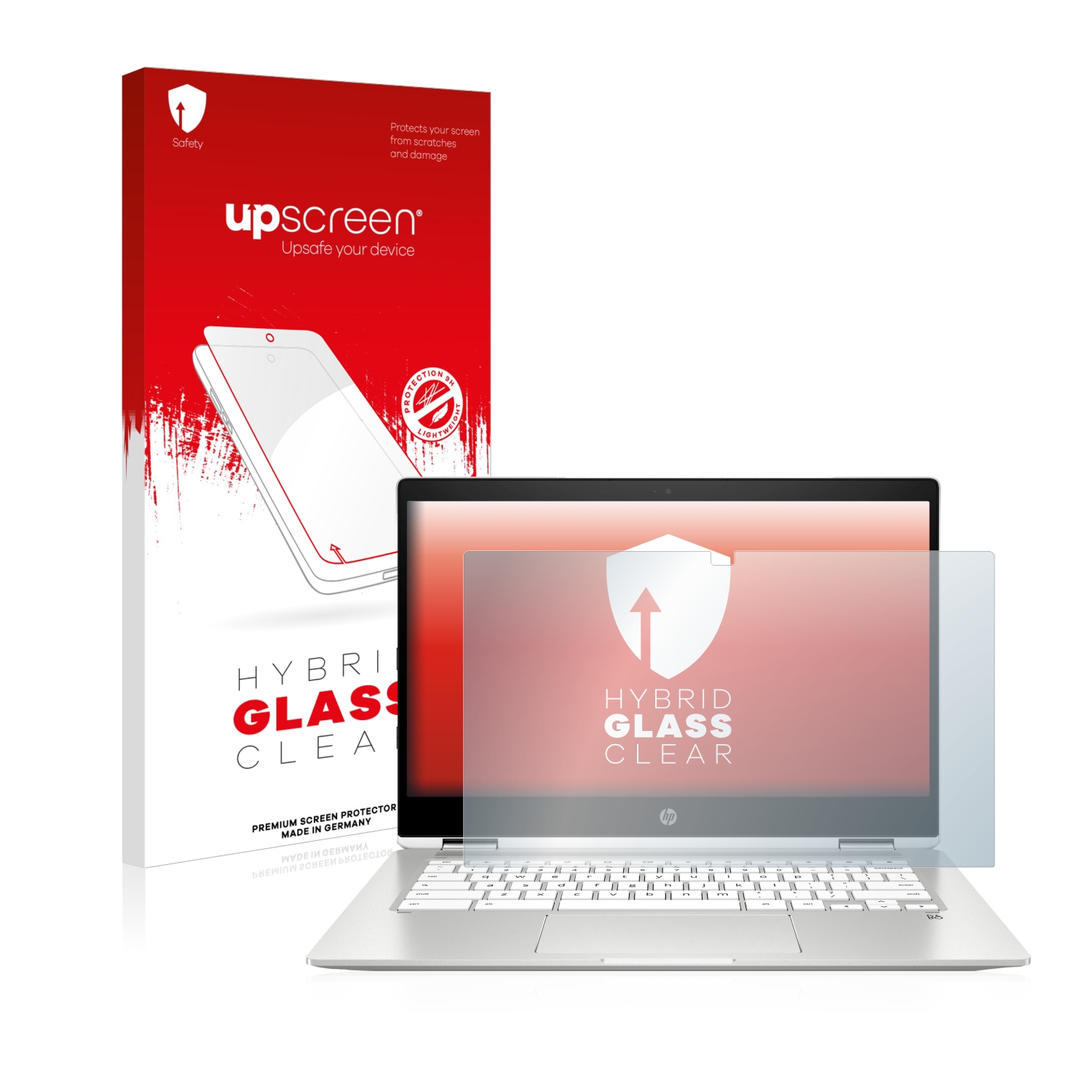 čirá skleněná fólie upscreen Hybrid Glas pro HP Chromebook x360 (14b-caX)