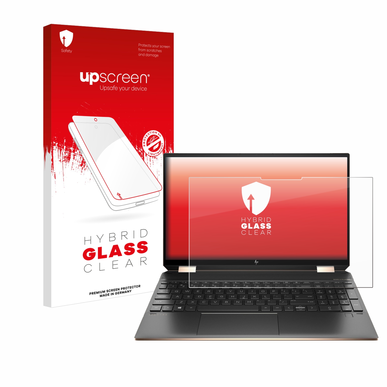 čirá skleněná fólie upscreen Hybrid Glas pro HP Spectre x360 15-eb0785ng