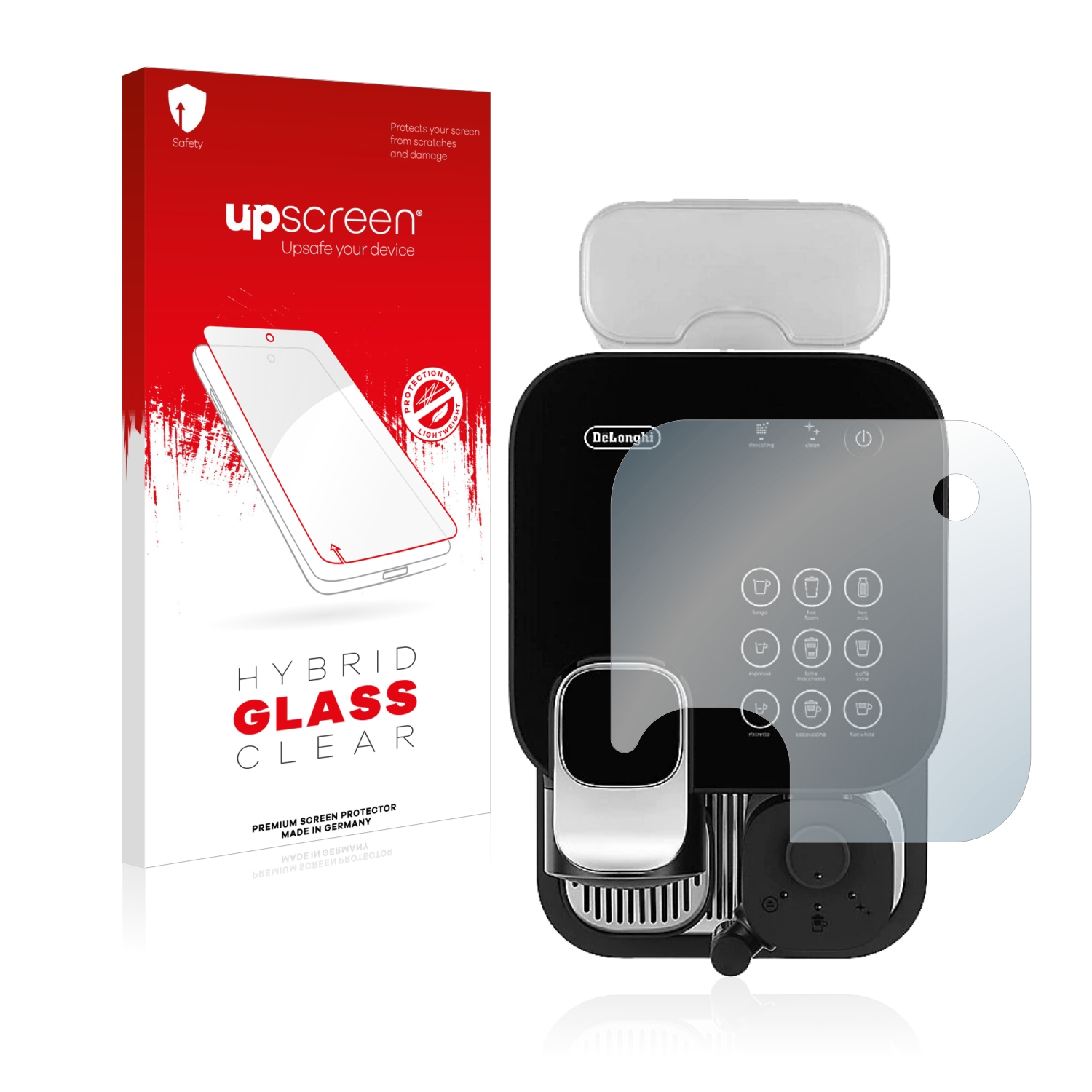 čirá skleněná fólie upscreen Hybrid Glas pro DeLonghi Gran Lattissima EN650.B
