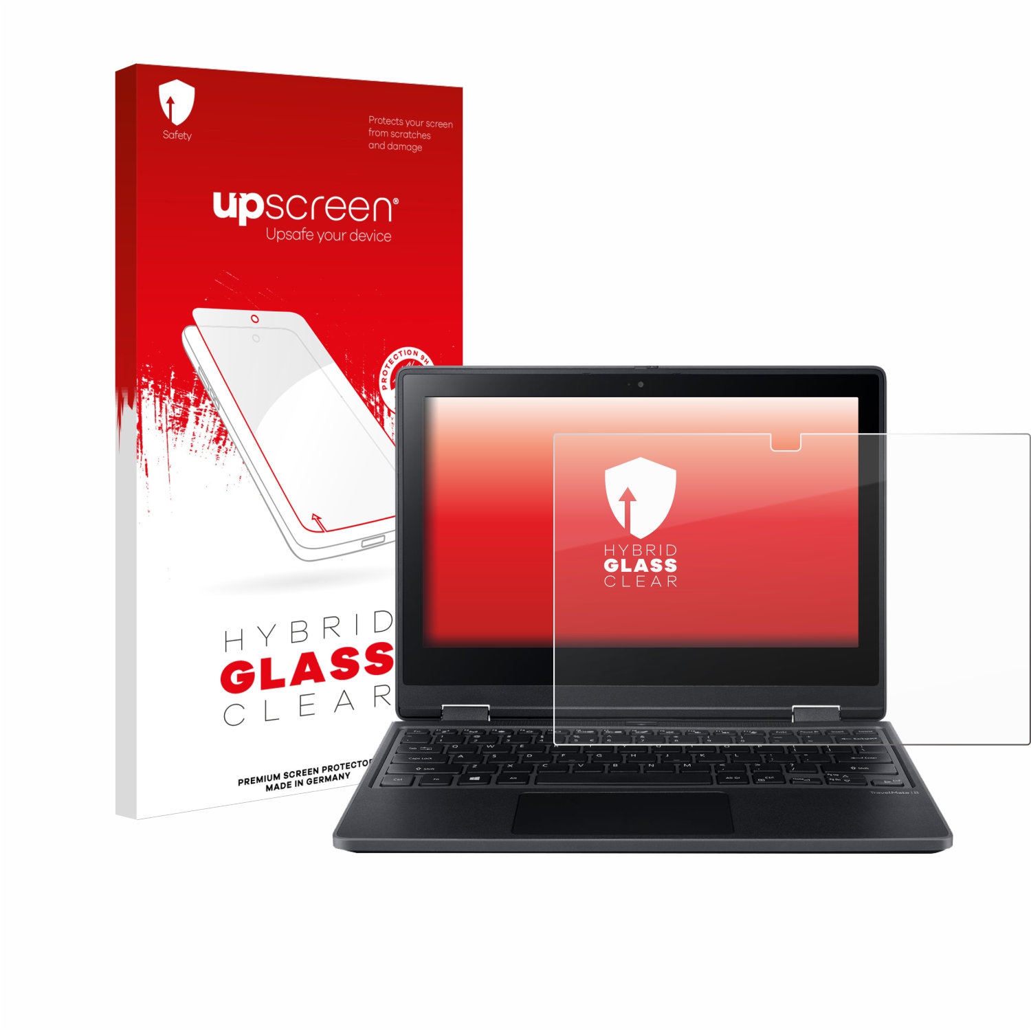 čirá skleněná fólie upscreen Hybrid Glas pro Acer TravelMate Spin B3