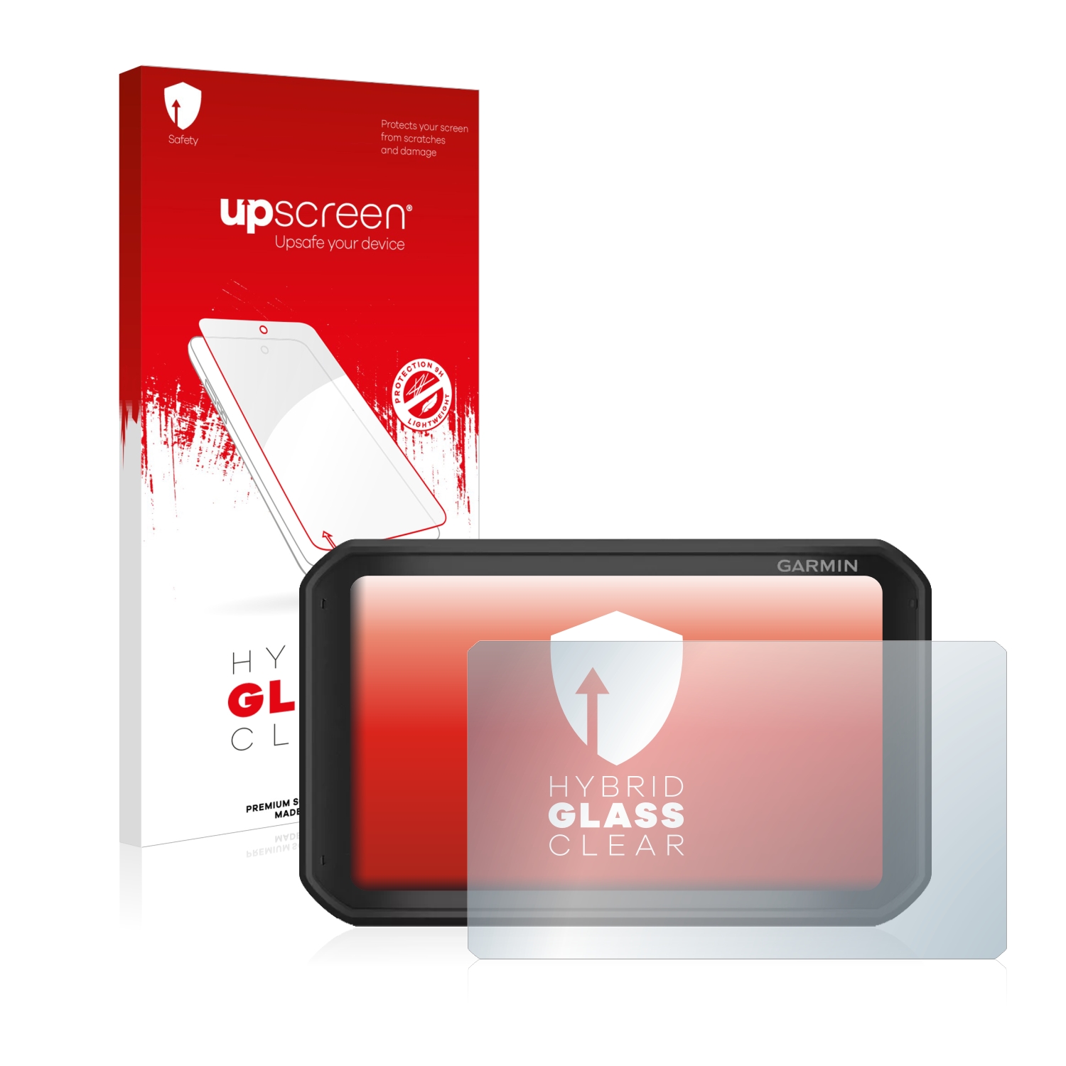 čirá skleněná fólie upscreen Hybrid Glas pro Garmin Catalyst