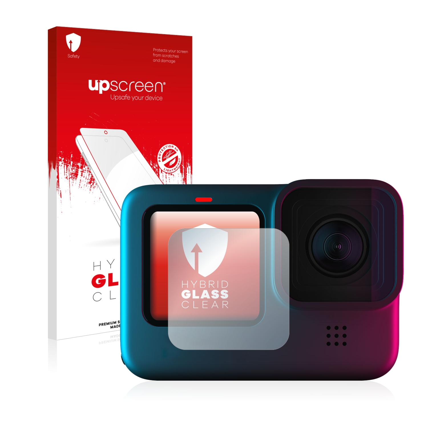 čirá skleněná fólie upscreen Hybrid Glas pro GoPro Hero 9 Black (přední displej)