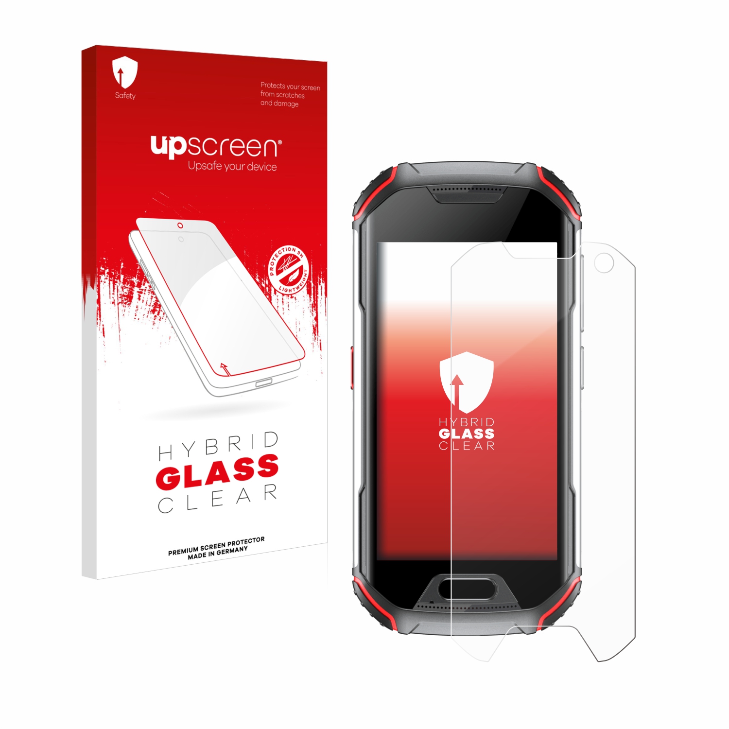 čirá skleněná fólie upscreen Hybrid Glas pro Unihertz Atom L