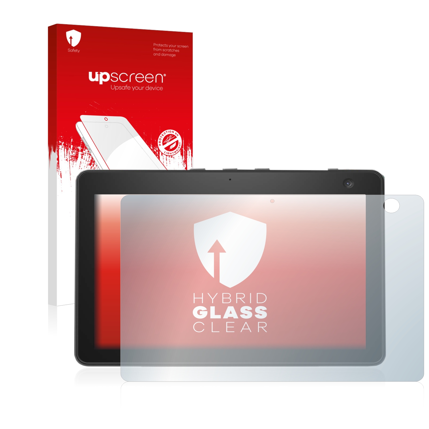 čirá skleněná fólie upscreen Hybrid Glas pro Amazon Echo Show 10 (3. Gen.)