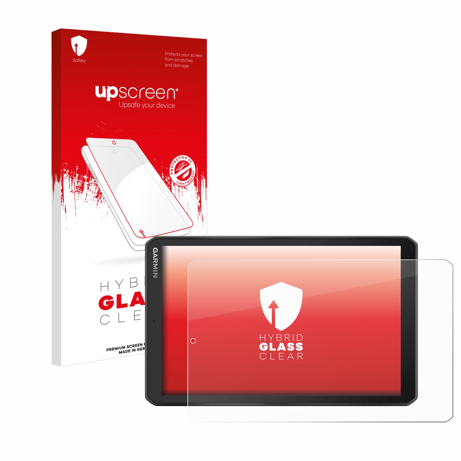 čirá skleněná fólie upscreen Hybrid Glas pro Garmin dezl LGV800