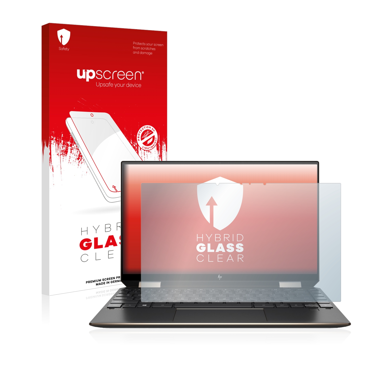 čirá skleněná fólie upscreen Hybrid Glas pro HP Spectre x360 13-aw0054na