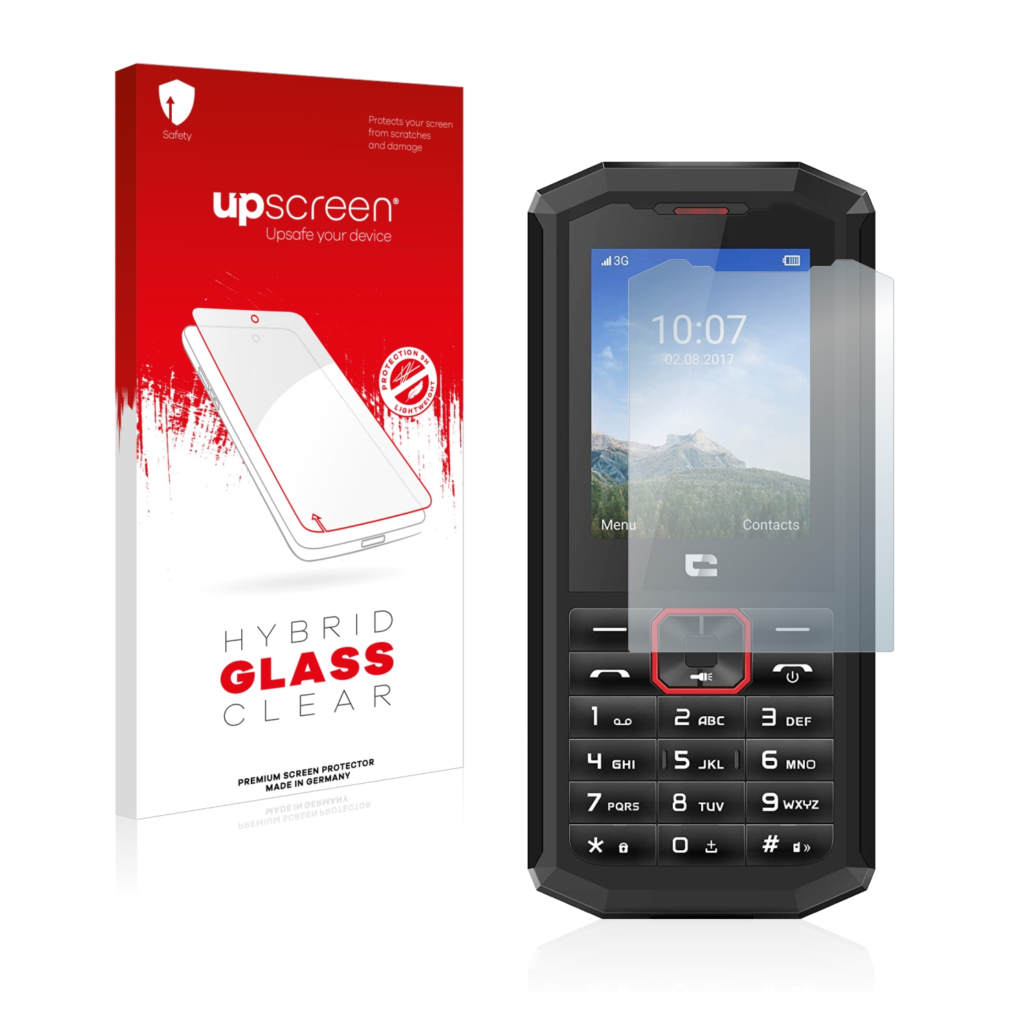 čirá skleněná fólie upscreen Hybrid Glas pro Crosscall Spider X5