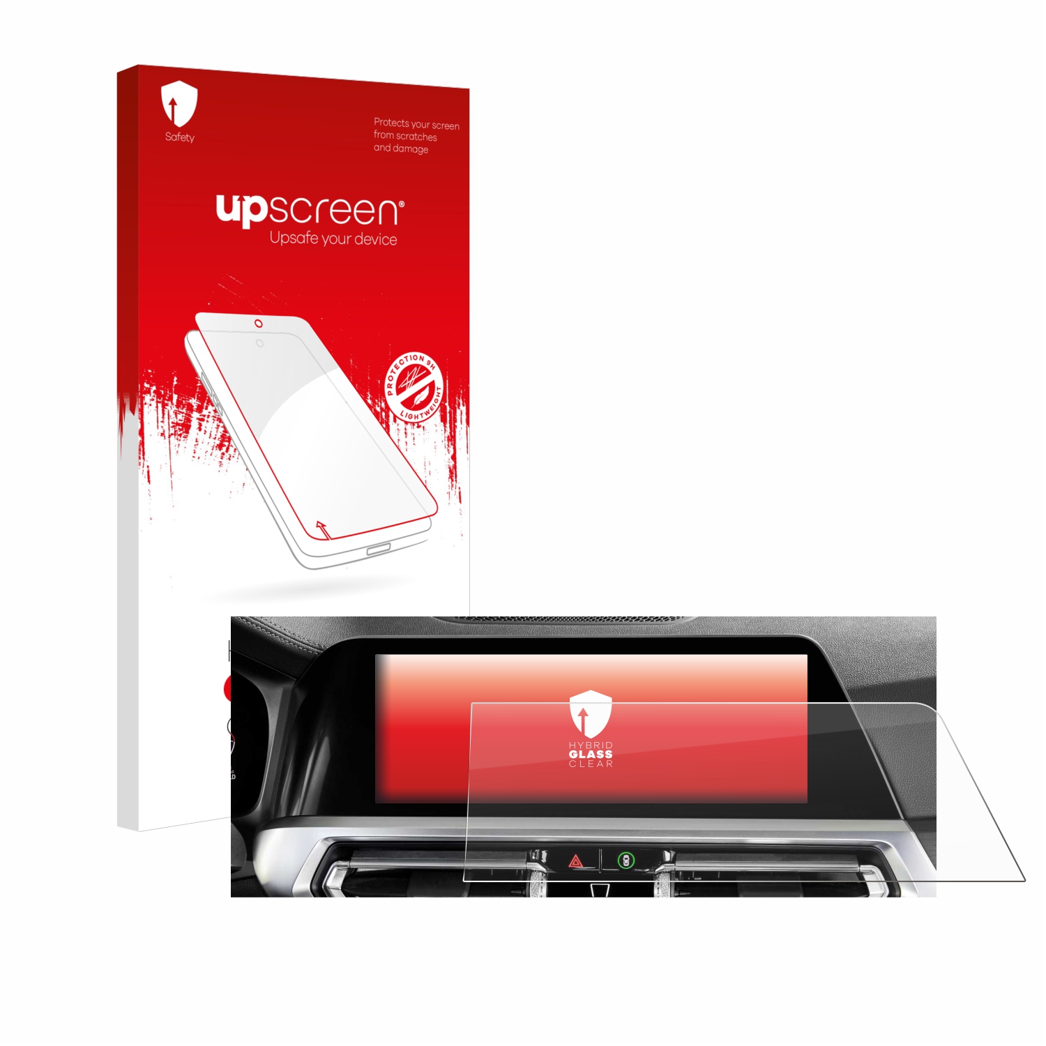 čirá skleněná fólie upscreen Hybrid Glas pro BMW 3 G20 Limousine 2018 Infotainment System