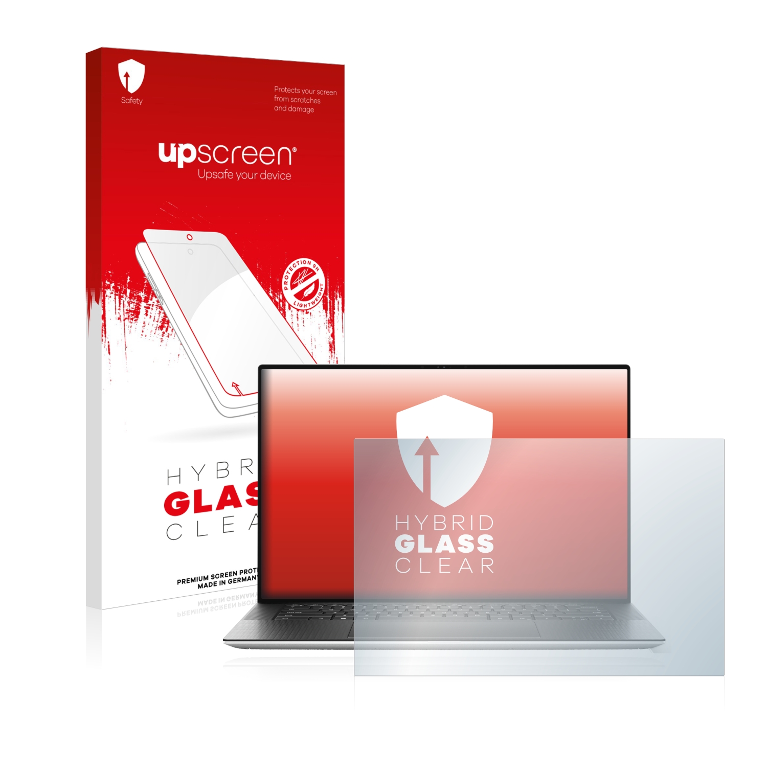 čirá skleněná fólie upscreen Hybrid Glas pro Dell XPS 15 9500