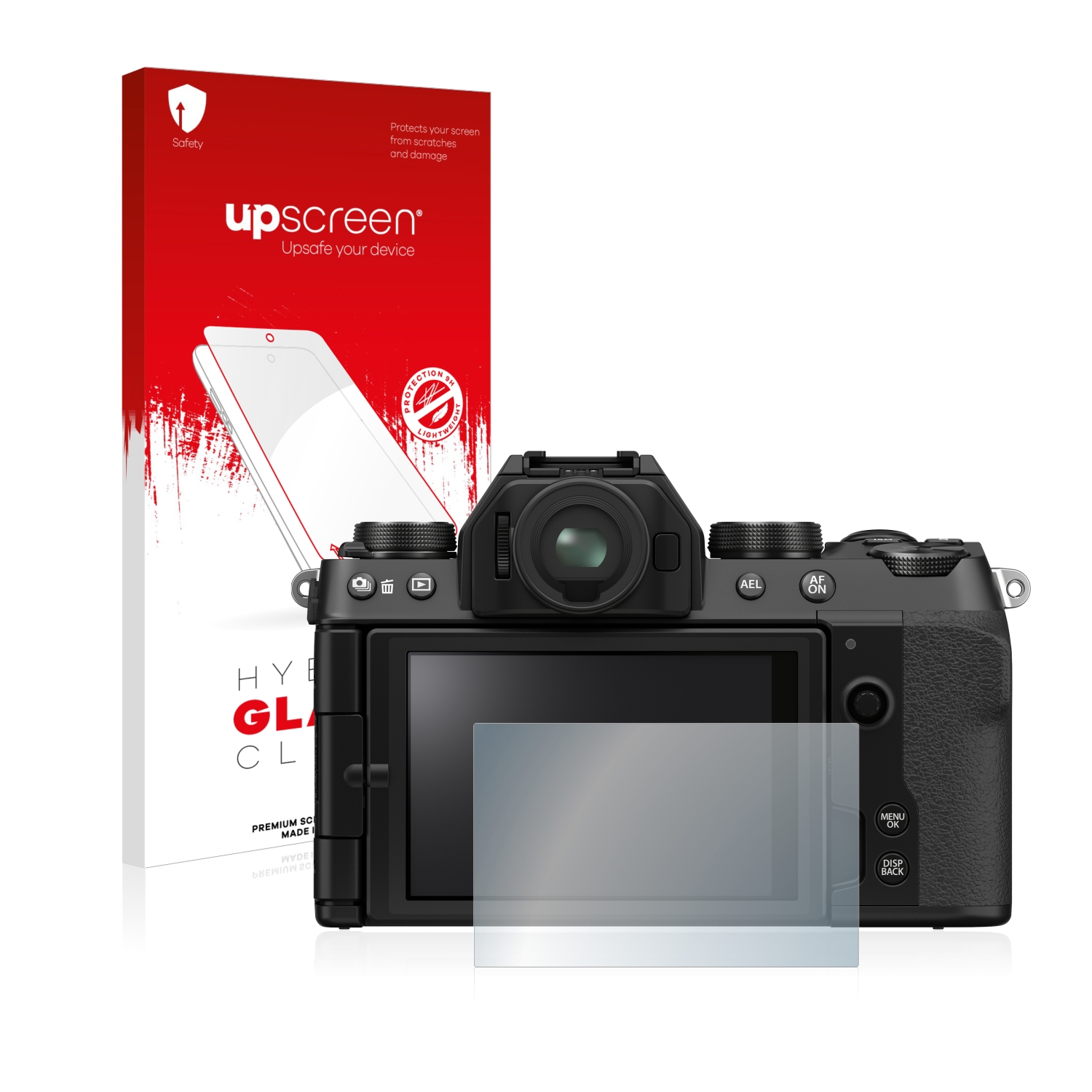 čirá skleněná fólie upscreen Hybrid Glas pro Fujifilm X-S10