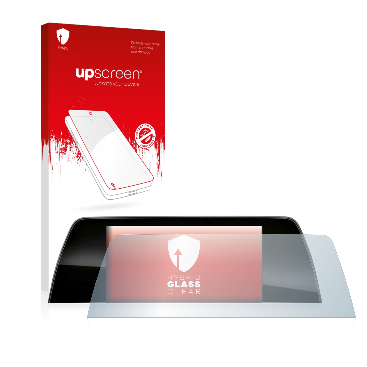 čirá skleněná fólie upscreen Hybrid Glas pro BMW 1 F20 2018 Business 6.5