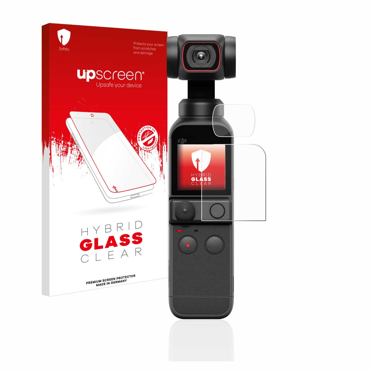 čirá skleněná fólie upscreen Hybrid Glas pro DJI Osmo Pocket 2 (displej + čočka)