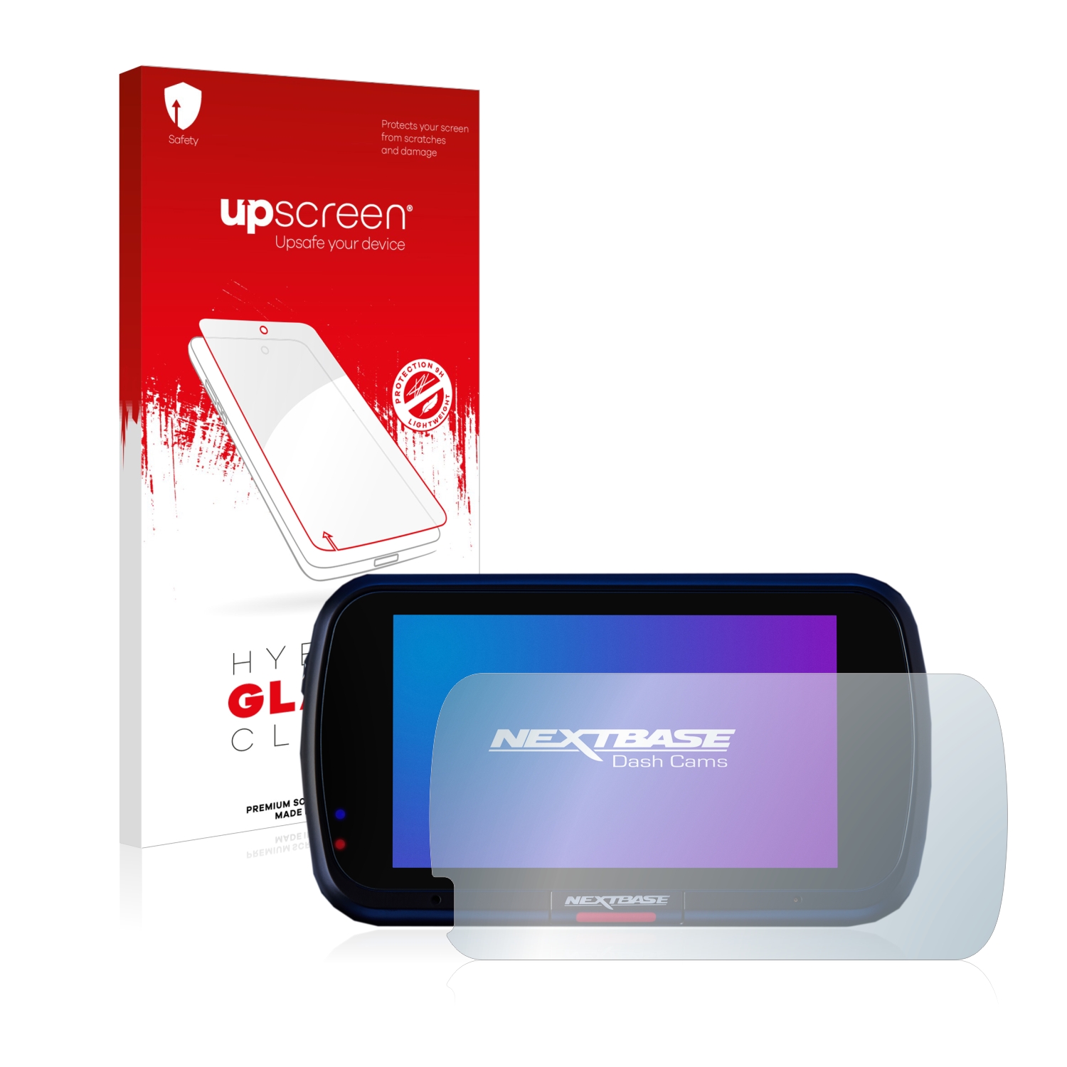 čirá skleněná fólie upscreen Hybrid Glas pro Nextbase 622GW