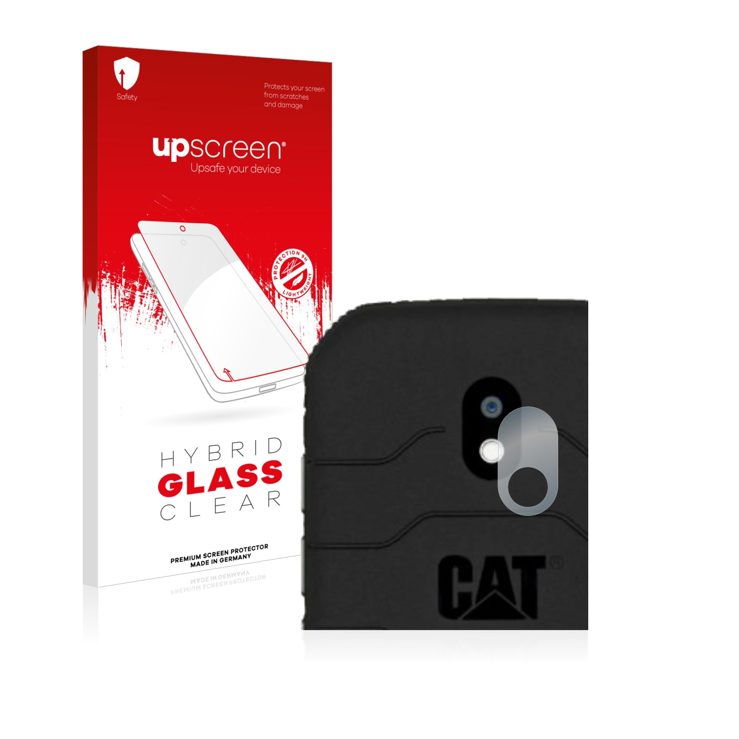 čirá skleněná fólie upscreen Hybrid Glas pro Caterpillar Cat S42 (pouze kamera)