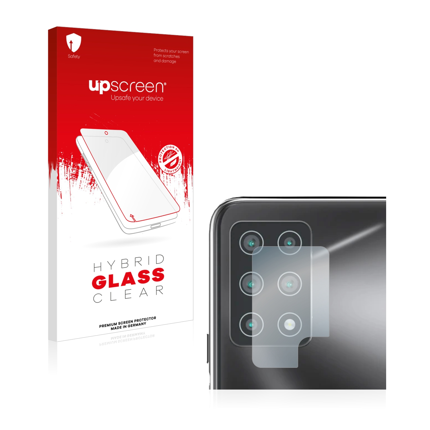 čirá skleněná fólie upscreen Hybrid Glas pro Cubot X30 (pouze kamera)