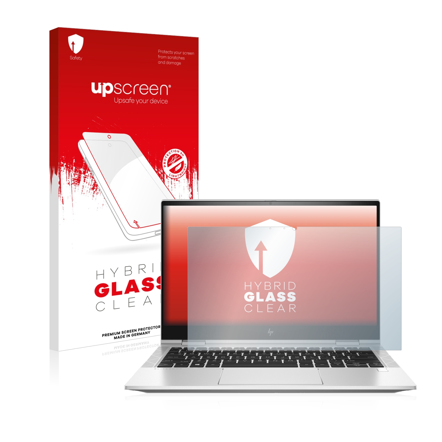čirá skleněná fólie upscreen Hybrid Glas pro HP EliteBook 830 G7 Touch