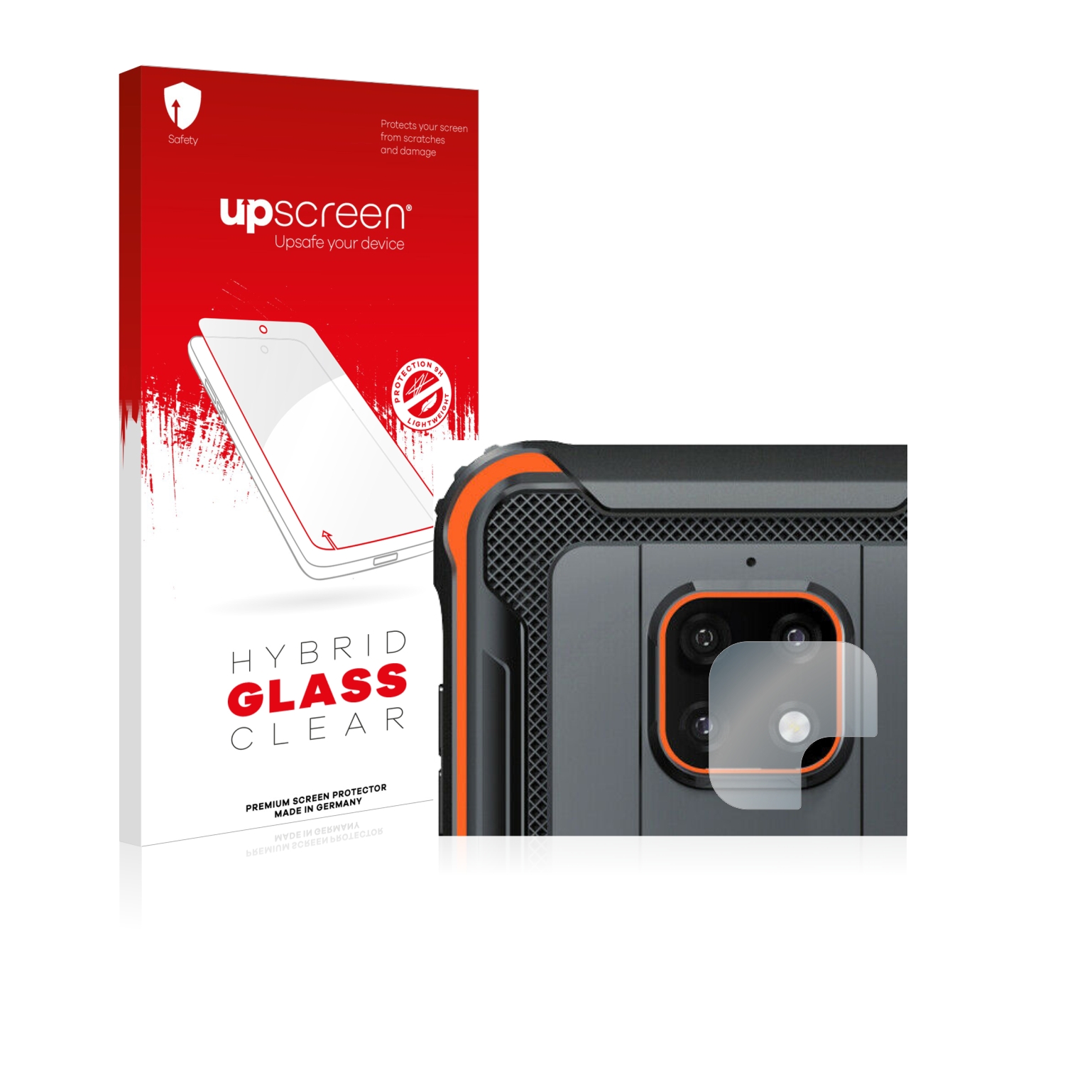 čirá skleněná fólie upscreen Hybrid Glas pro Blackview BV4900 Pro (pouze kamera)